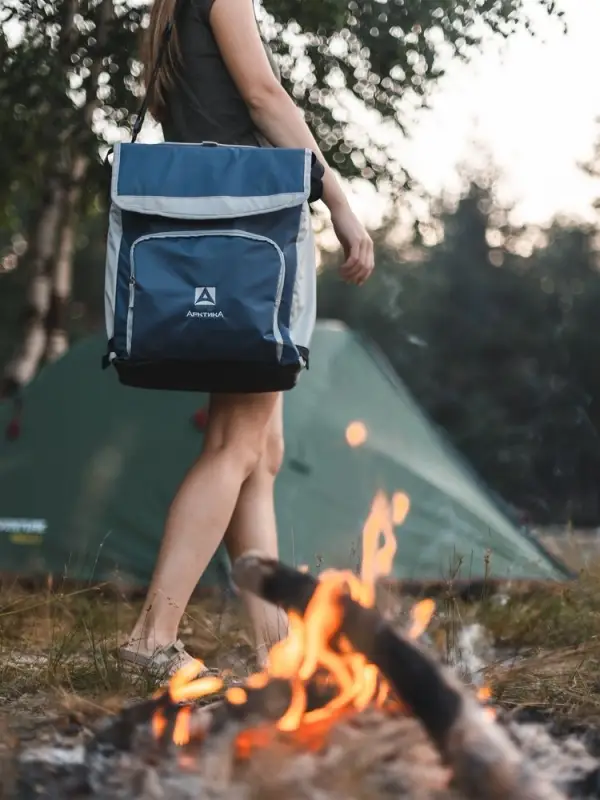 Термосумка с люком &laquo;Арктика&raquo;, M, синяя