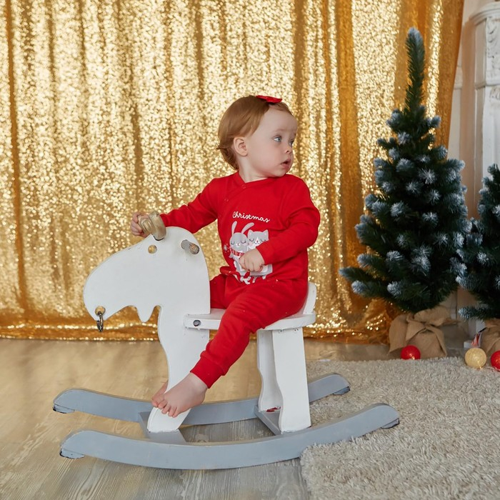 Комбинезон Крошка Я Комбинезон Крошка Я "Winter party", рост 68-74 см, красный