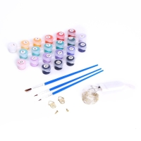 Картина по номерам на раме, с гирляндой &laquo;Озеро&raquo;, 30х40 см