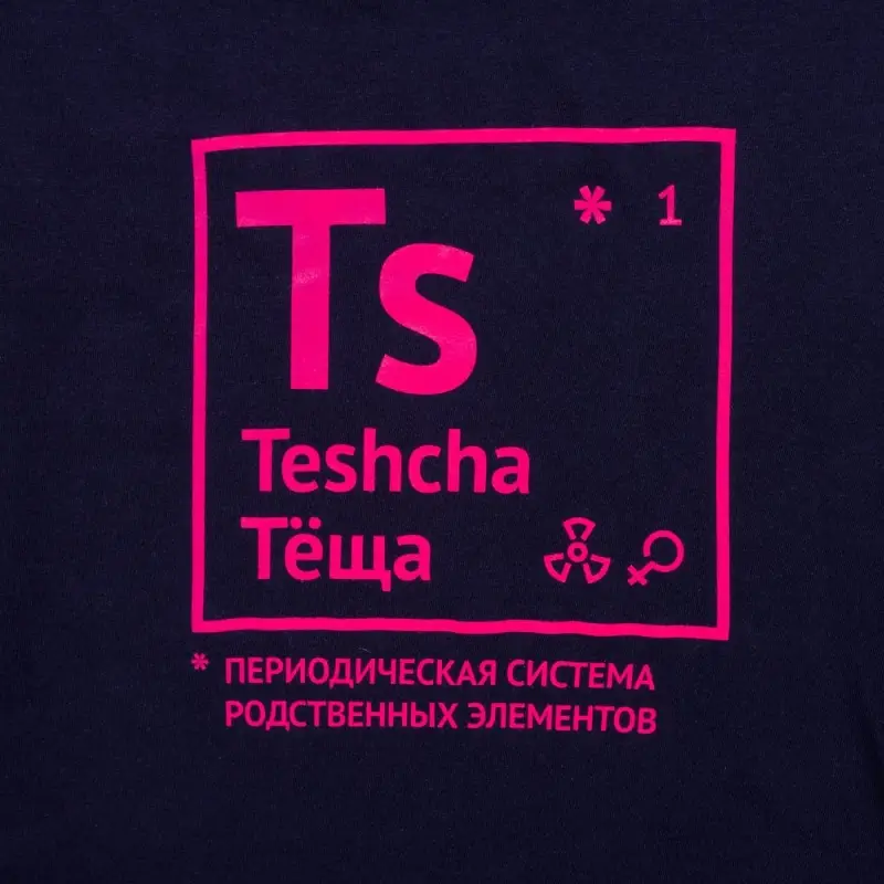 Футболка женская «Теща», темно-синяя, размер M Футболка женская «Теща», темно-синяя, размер M