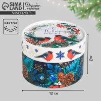 Коробка подарочная &laquo;Зима&raquo;, 12 х 8 см, Новый год