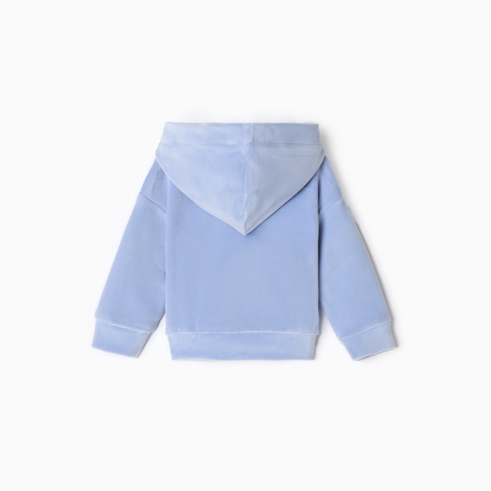 Толстовка Крошка Я Plushy, р. 80-86, голубой