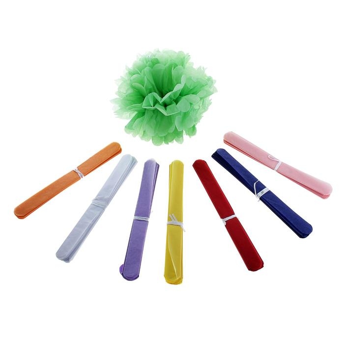 Подвеска бумажная «Праздничный шар», d=30 см, цвета МИКС Подвеска бумажная «Праздничный шар», d=30 см, цвета МИКС