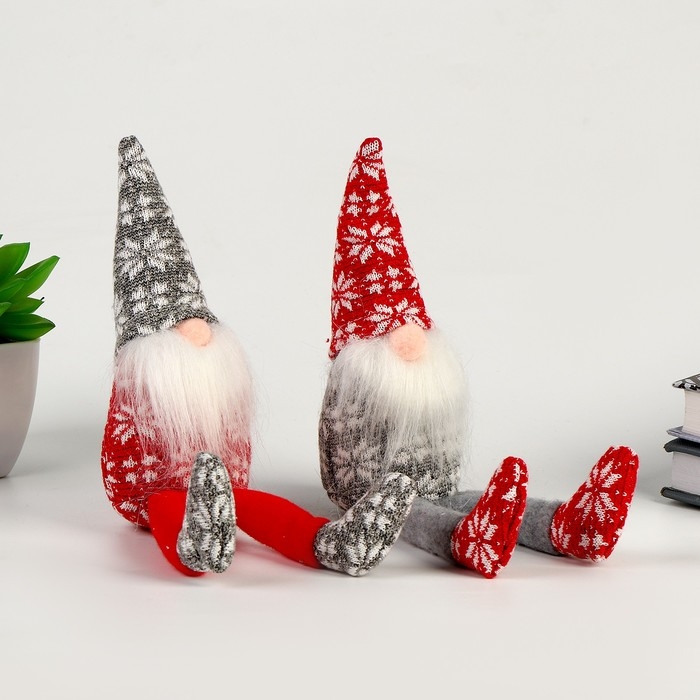 Новый год! Мягкая игрушка &laquo;Гномик&raquo;, цвет МИКС