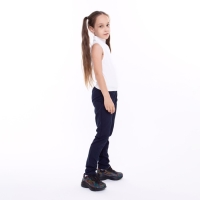 Брюки для девочки, цвет темно-синий, рост 122 см (64) Брюки для девочки, цвет темно-синий, рост 122 см (64)