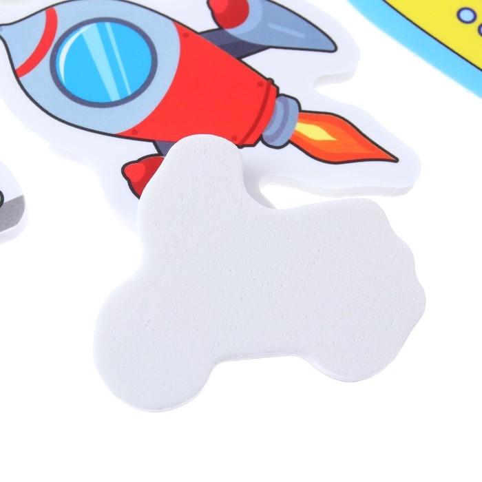 Мягкий пазл для малышей в рамке &laquo;Транспорт&raquo;, 9 деталей, Крошка Я