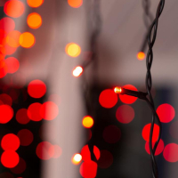 Гирлянда «Бахрома» 3 × 0.6 м, IP44, УМС, тёмная нить, 160 LED, свечение красное, 220 В Гирлянда «Бахрома» 3 × 0.6 м, IP44, УМС, тёмная нить, 160 LED, свечение красное, 220 В