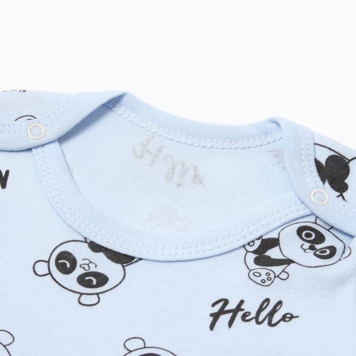 Боди детский, цвет голубой, рост 74 см Боди детский, цвет голубой, рост 74 см