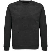 Свитшот унисекс Space, черный меланж, размер L