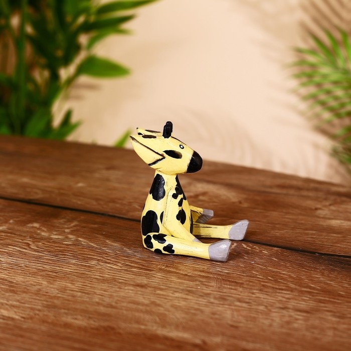 Сувенир Сувенир "Жирафик" висячие лапки, дерево 12 см