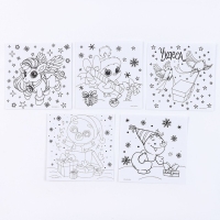 Ёлочные шары под раскраску на новый год «Волшебный подарок», d = 7 см, 6 шт, новогодний набор для творчества Ёлочные шары под раскраску на новый год «Волшебный подарок», d = 7 см, 6 шт, новогодний набор для творчества