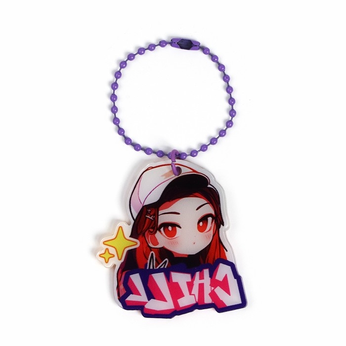 Брелок для ключей акриловый на цепочке &laquo;Chill&raquo;, 4.8 х 9 см