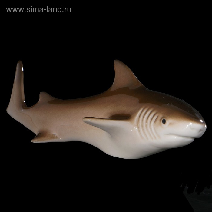 Сувенир &laquo;Акула&raquo;, малая, 14&times;6&times;3 см, ручная работа, фарфор