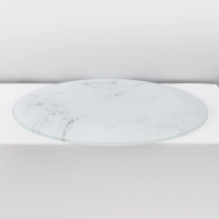 Набор столовый Доляна &laquo;Мрамор&raquo;, 7 предметов: тарелка d=30 см - 1 шт, d=21,5 см - 6 шт, цвет белый