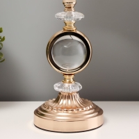 Настольная лампа с подсветкой "Рунди" Е27 40Вт золото 24х24х41 см Настольная лампа с подсветкой "Рунди" Е27 40Вт золото 24х24х41 см