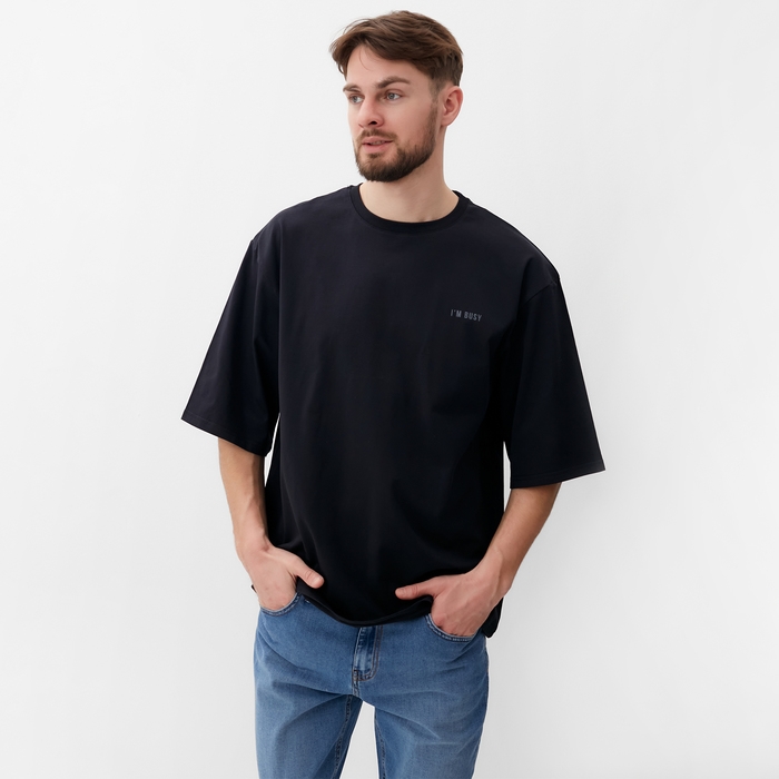 Футболка мужская MIST I'm busy, размер 46, черный