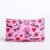 Косметичка на молнии, цвет розовый Косметичка на молнии, цвет розовый