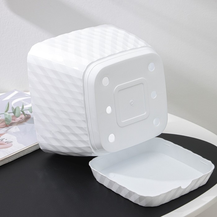 Горшок с поддоном &laquo;Классика&raquo;, 4,5 л, белый