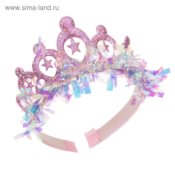 Корона на ободке &laquo;Принцесса&raquo;, с мишурой