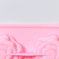 Форма для кондитерских украшений Доляна &laquo;Розочки&raquo;, силикон, 20,7&times;14,3&times;1,3 см, 12 ячеек, цвет МИКС