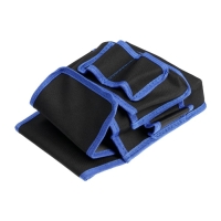 Сумка-пояс для инструментов ТУНДРА, одинарная, 2 кармана, 4 петли Сумка-пояс для инструментов ТУНДРА, одинарная, 2 кармана, 4 петли