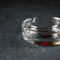 Набор подарочный &laquo;Золотой Герб России&raquo;, 6 стопок 50 мл, пепельница