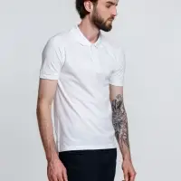 Рубашка поло мужская Adam, белая, размер 3XL