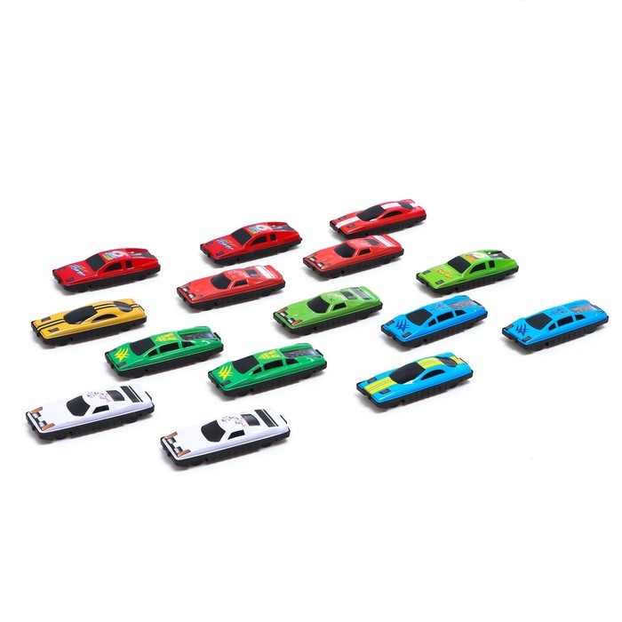 Набор металлических машин &laquo;Супер гонки&raquo;, 1:64, 15 шт.