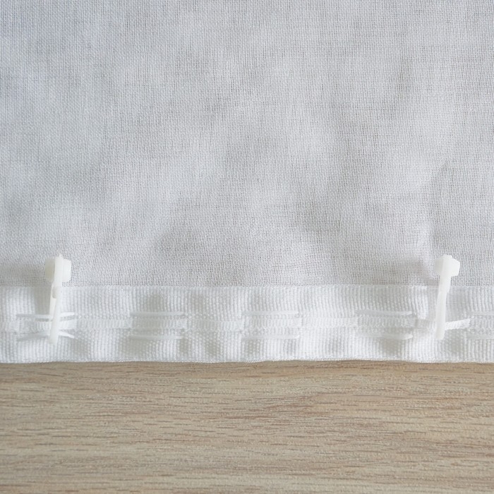 Штора-тюль Witerra Лен 500х275см, белый, пэ100%