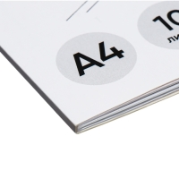 Альбом для черчения А4, 10 листов, блок 200 г/м&sup2;, на клею, ErichKrause, горизонтальная рамка