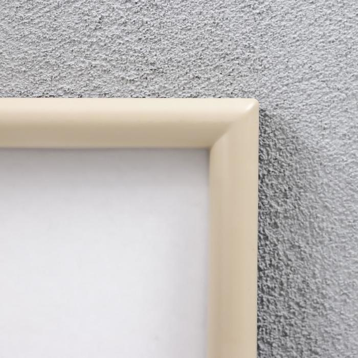 Фоторамка пластик L-4 15х21 см слоновая кость (пластиковый экран)