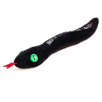 Мягкая игрушка &laquo;Моей любимой гадюке&raquo;, змея, чёрная, 27 см