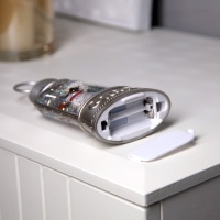 Светодиодная фигура &laquo;Снеговик&raquo; 8 &times; 13.5 &times; 4 см, пластик, батарейки АААх2 (не в комплекте), свечение тёплое белое