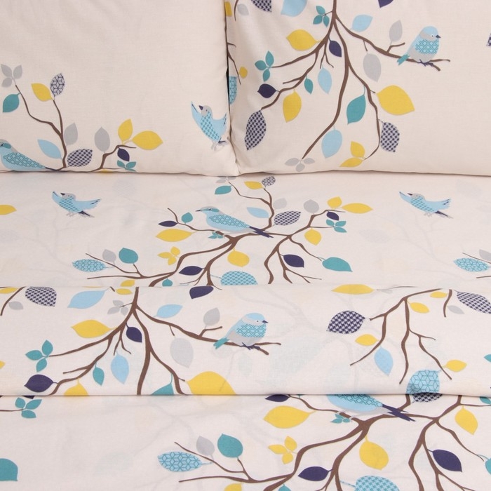 Постельное бельё LoveLife 1,5 сп Spring 153х215см, 145х220см, 50х70см-2шт, хлопок, бязь, 125г/м2 Постельное бельё LoveLife 1,5 сп Spring 153х215см, 145х220см, 50х70см-2шт, хлопок, бязь, 125г/м2