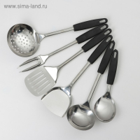 Набор кухонных принадлежностей &laquo;Ночь&raquo;, 6 предметов, на подвесе