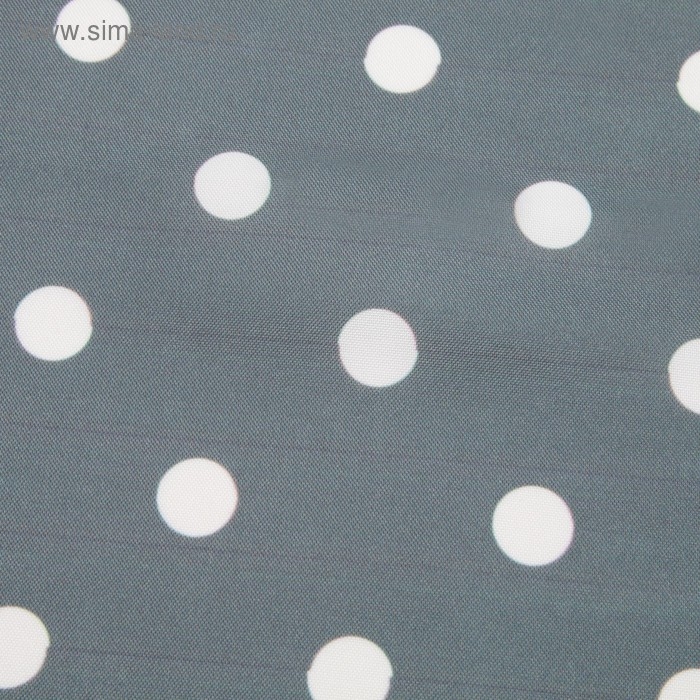 Комплект штор Горошек 150х270 +/- 3см 2шт, габардин, п/э