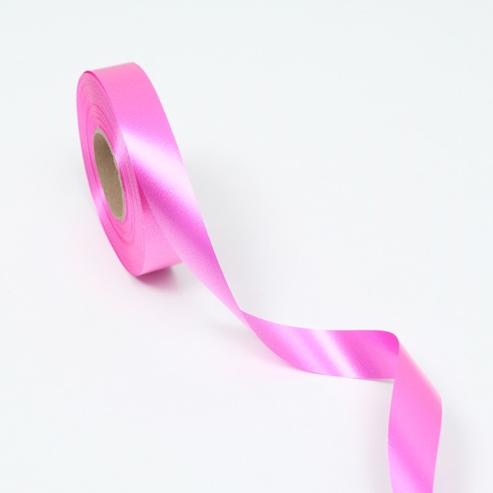 Лента для декора и подарков, розовый МИКС, 2 см х 45 м Лента для декора и подарков, розовый МИКС, 2 см х 45 м