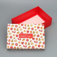 Коробка подарочная новогодняя складная &laquo;Уютного Нового года&raquo;, 30 х 20 х 9 см, Новый год