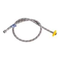 Подводка гибкая для воды ZEIN, 1/2", гайка-штуцер, 100 см, с ключом для монтажа Подводка гибкая для воды ZEIN, 1/2", гайка-штуцер, 100 см, с ключом для монтажа