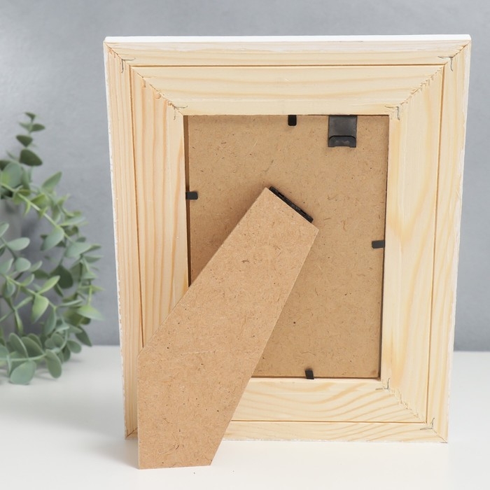 Фоторамка дерево Liza 10х15 см белая