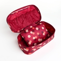Косметичка на молнии, цвет бордовый Косметичка на молнии, цвет бордовый