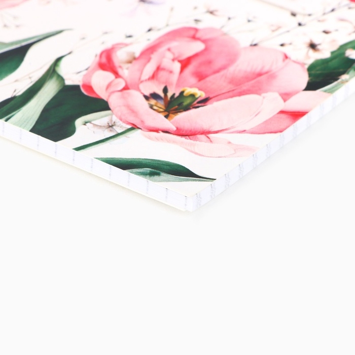 Блокноты А5,40 л на гребне, обложка картон Блокноты А5,40 л на гребне, обложка картон "Вдохновляй красотой"