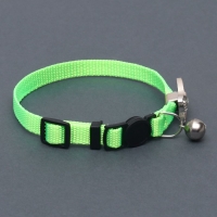 Ошейник кошачий "Бантик" со стразами, 30 х 1 см, салатовый Ошейник кошачий "Бантик" со стразами, 30 х 1 см, салатовый