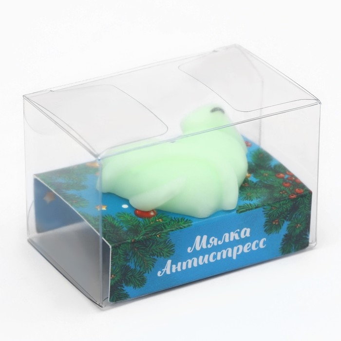 Мялка новогодняя «Новый год: Подарочек», 4 х 3.5 см Мялка новогодняя «Новый год: Подарочек», 4 х 3.5 см