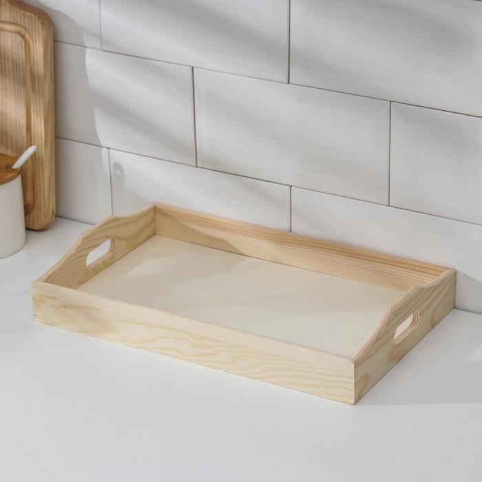 Поднос для завтрака Доляна Woodie, 32&times;20 см, сосна