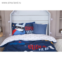 Постельное бельё &laquo;Этель&raquo; 1.5 сп Super hero 143*215 см, 150*214 см, 50*70 см -1 шт,100% хл, бязь