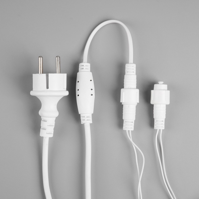 Гирлянда «Бахрома» 6 × 0.7 м, IP44, УМС, белая нить, 120 LED, свечение белое, 220 В Гирлянда «Бахрома» 6 × 0.7 м, IP44, УМС, белая нить, 120 LED, свечение белое, 220 В