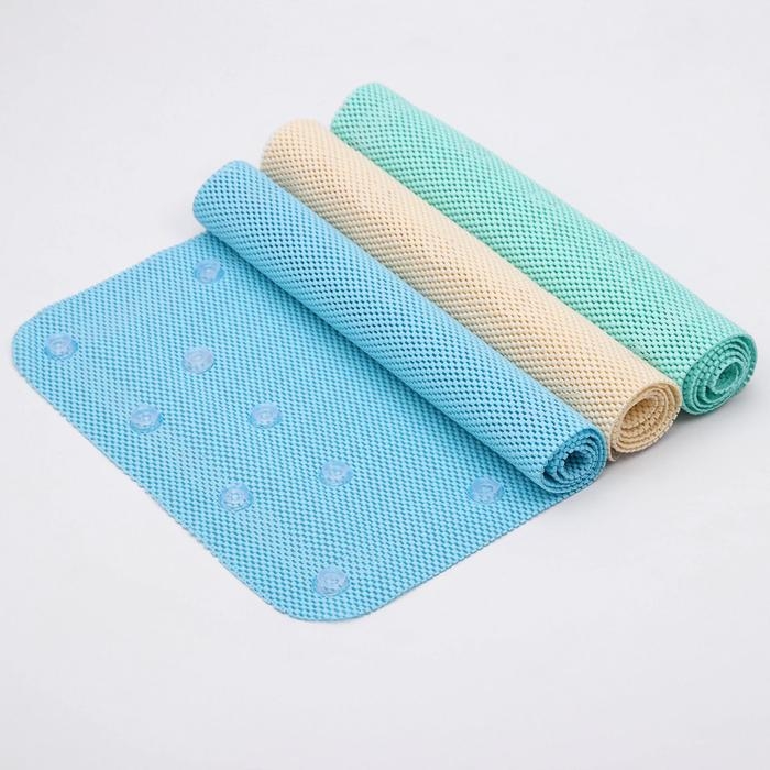 Коврик для ванной комнаты с присосками, 43×90 см, цвет МИКС Коврик для ванной комнаты с присосками, 43×90 см, цвет МИКС