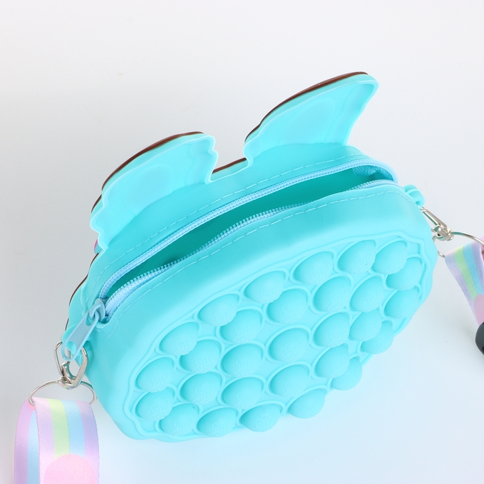 Сумка детская на молнии &laquo;Выбражулька&raquo;, цвет бирюзовый