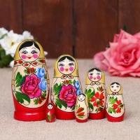 Матрёшка "Семёновская", 6 кукольная, высшая категория Матрёшка "Семёновская", 6 кукольная, высшая категория